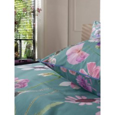 Botanical Flower Green Duvet Set Botanical Flower Green Duvet Set