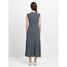 French Connection Kyra Jersey Stripd Slvls Midi Dress French Connection Kyra Jersey Stripd Slvls Midi Dress