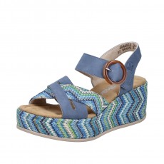 Rieker Patterned Wedge Sandal Rieker Patterned Wedge Sandal