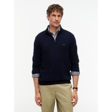 Tommy Essential Cotton Zip Tommy Essential Cotton Zip