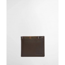Barbour Brodick Leather/Tartan Bifold Wallet Barbour Brodick Leather/Tartan Bifold Wallet
