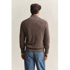 Gant Micro Textured Cotton Half Zip Gant Micro Textured Cotton Half Zip