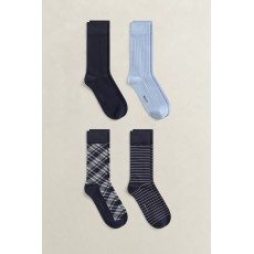 Gant Checked Socks 4-Pack Gift Box Gant Checked Socks 4-Pack Gift Box