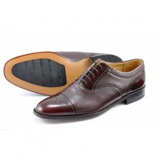 Loake Woodstock Calf/Pol Semi Brogue Shoes Loake Woodstock Calf/Pol Semi Brogue Shoes