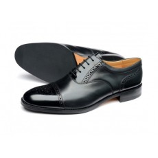 Loake Woodstock Calf/Pol Semi Brogue Shoes Loake Woodstock Calf/Pol Semi Brogue Shoes