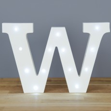 Light Up Letter W Light Up Letter W