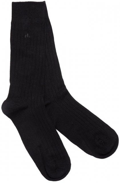 Swole Panda Jet Black Socks 7-11