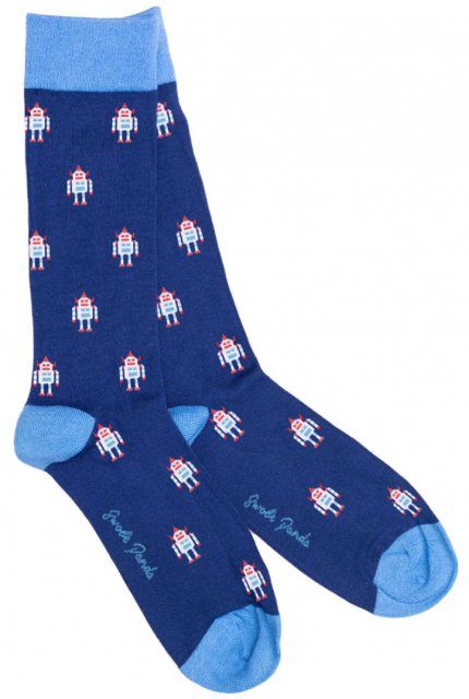 Swole Panda Robot Socks (7-11)