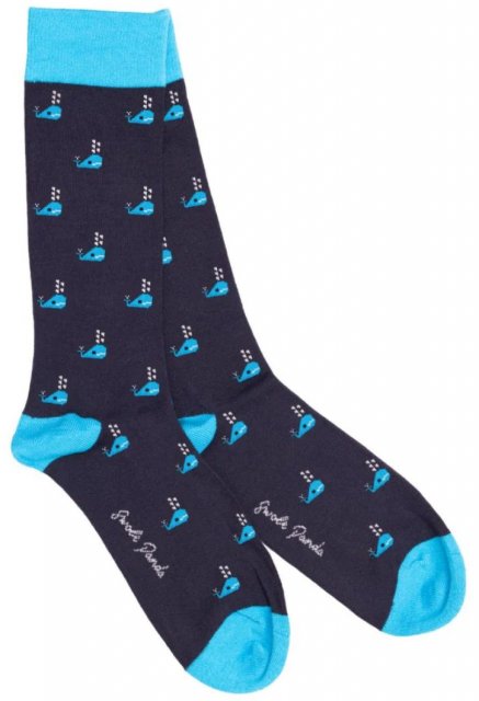 Swole Panda Whale Socks (7-11)