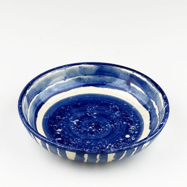 Selbrae House Ceramic Serving Bowl-Medium-Stripe