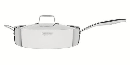 Saute Pan with Lid-Tri-Ply 30cm 5.6L