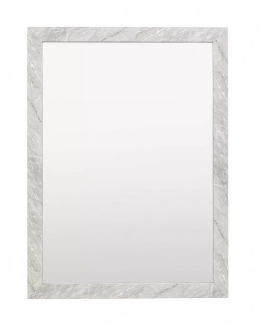 Gallery Direct Romano Mirror Marble White 57x77