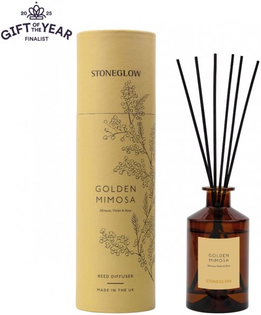 Stoneglow The Walled Garden Golden Mimosa Reed Diffuser 160ml