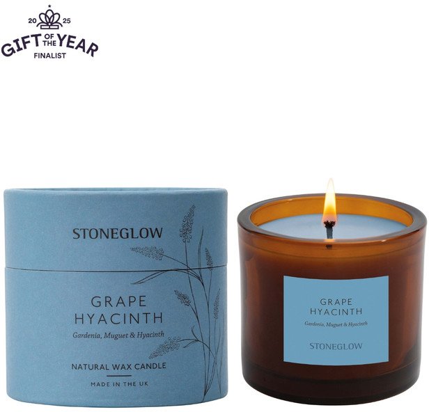 Stoneglow The Walled Garden Grape Hyacinth Tumbler Candle
