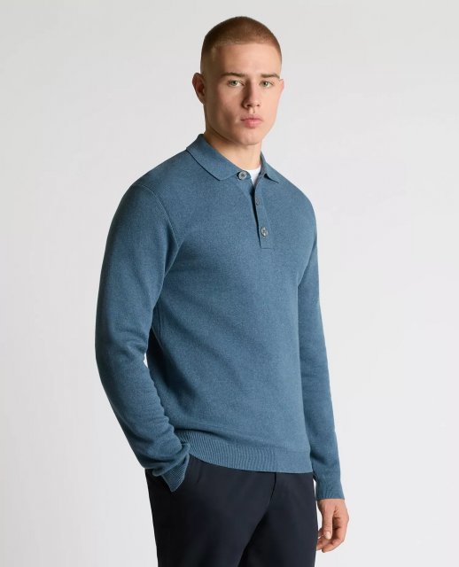Remus Uomo LS Polo Sweater