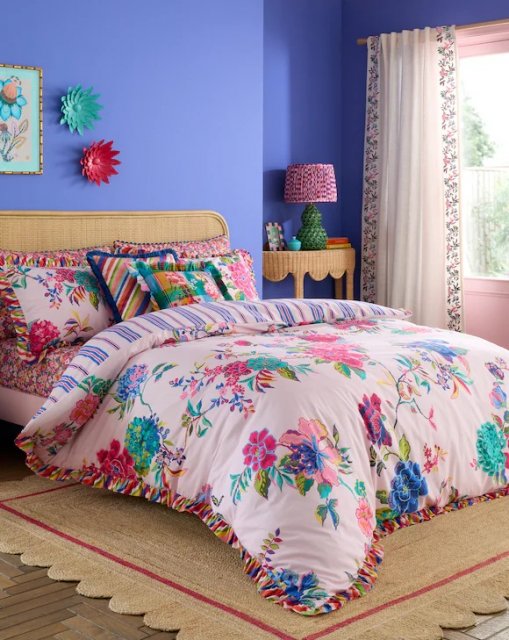 Flourish Floral Duvet Set Bright