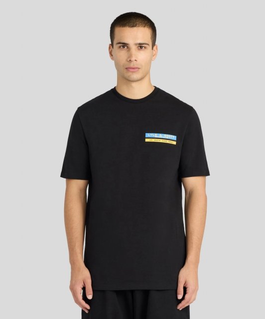 Lyle & Scott TV Pixel Graphic T-Shirt