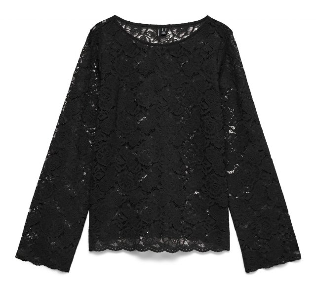 Vero Moda Bloom Lace LS Boat Neck Top