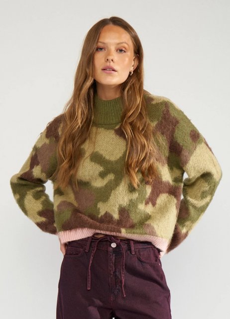 Numph Camu Pullover