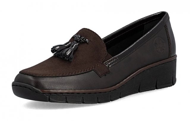 Rieker Tassle Wedge Shoe