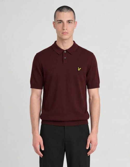 Lyle & Scott Knitted Polo Shirt