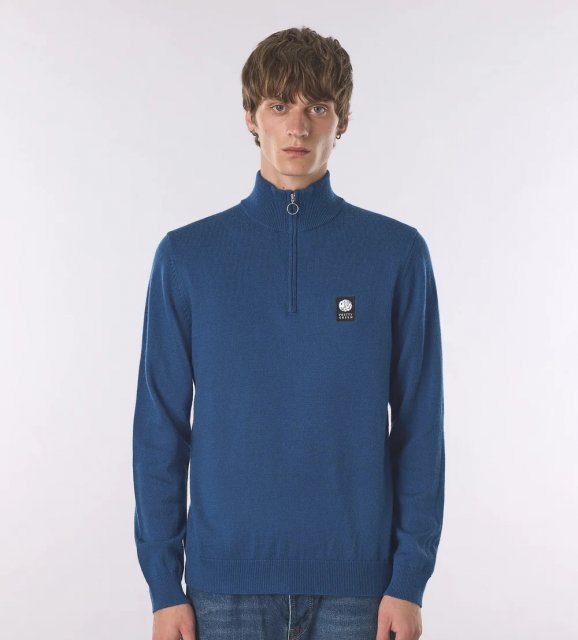 Pretty Green Merino Blend 1/4 Zip
