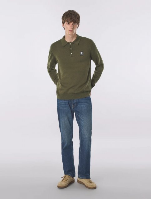 Pretty Green Merino Blend Polo