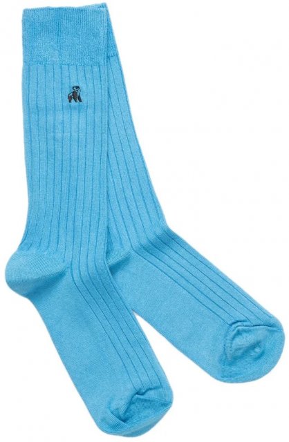 Swole Panda Sky Blue Socks 7-11