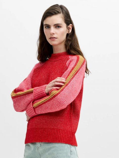 French Connection Kessy Tri Colour Raglan Jumper