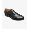 Loake 302 Black Polished Oxford Brogue Shoe