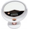Danielle White & Rose Gold Stem Vanity Mirror