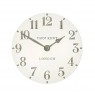 12" Arabic Wall Clock-Limestone