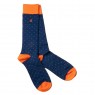 Swole Panda Spotted Orange Socks (Size 12-15)