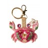 Powder Seafaring Crab Beaded Keyring