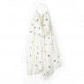 Viscose Foil Printed Scarf Pointed Heart