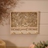 Richard Lang Home Sweet Home Wood Laser Plaque With Hooks