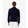 Lacoste Zipped High Neck Cotton Sweater