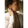 Chalk Cambridge Pull Through Ball Earrings