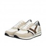Rieker Animal Print Stripe Trainer