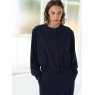 French Connection Alia Pinstripe Bomber Jacket