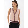 French Connection Junie Knit Button Through Vest