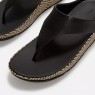 FitFlop Lulu Lux Graphic Weave Leather Toe Post Sandals
