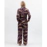 Cyberjammies Wild Slumber Plum Leopard L/Slv Wide Leg Pyjamas