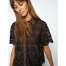 Mos Mosh Lia Checko SS Lace Shirt